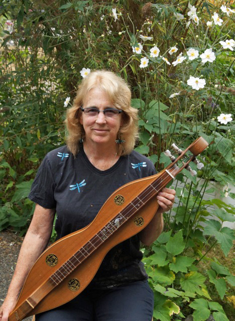Susan Howell with mountain dulcimer